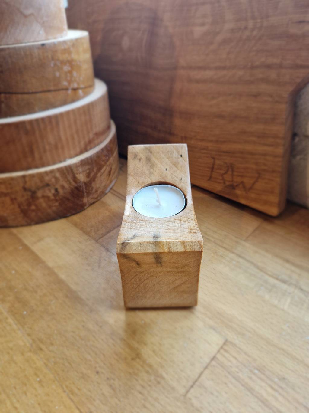 Ash Tealight Holder