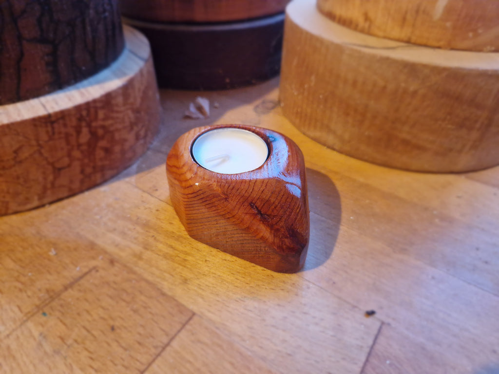 Silver Fir Tealight Holder
