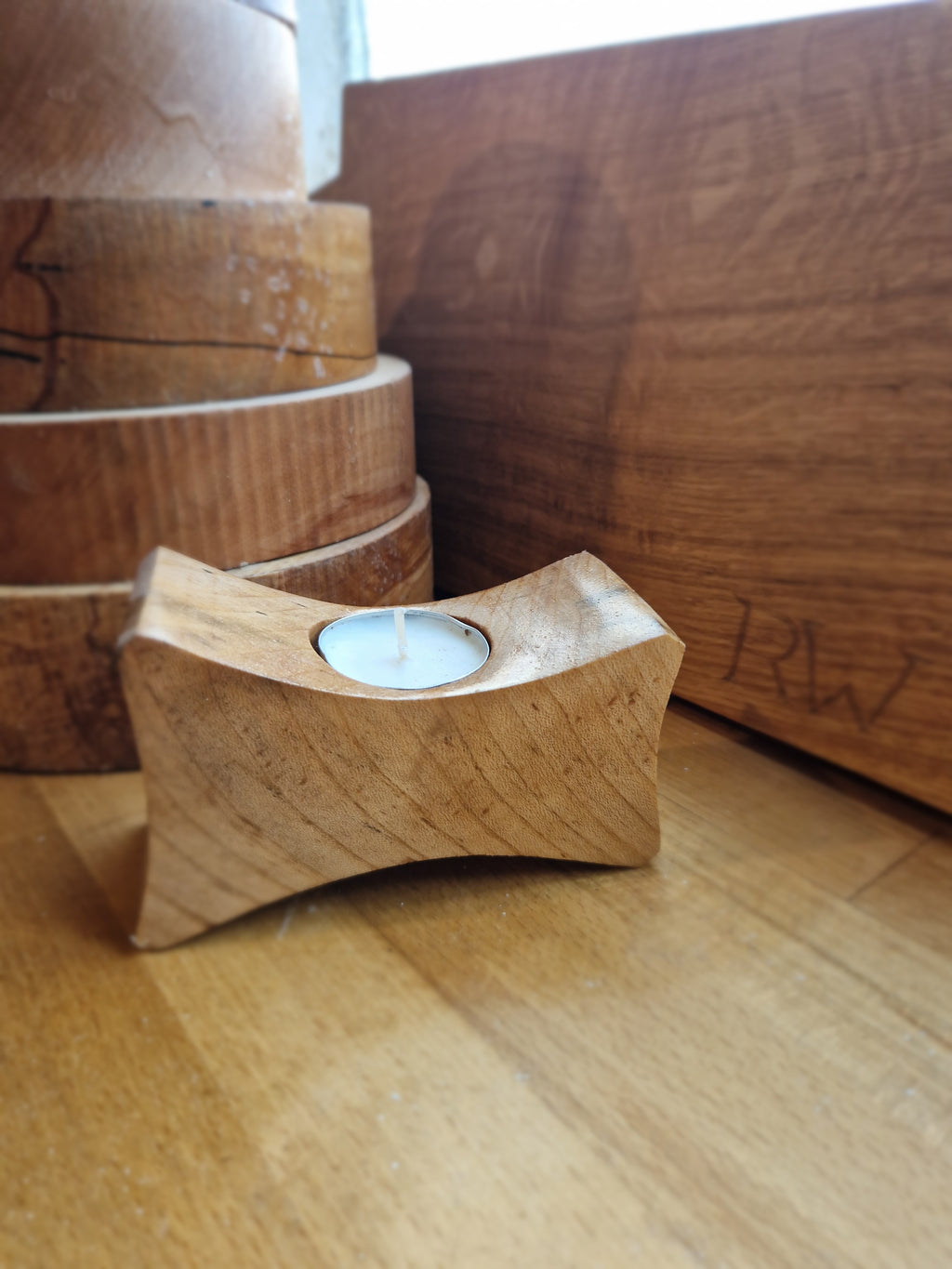 Ash Tealight Holder