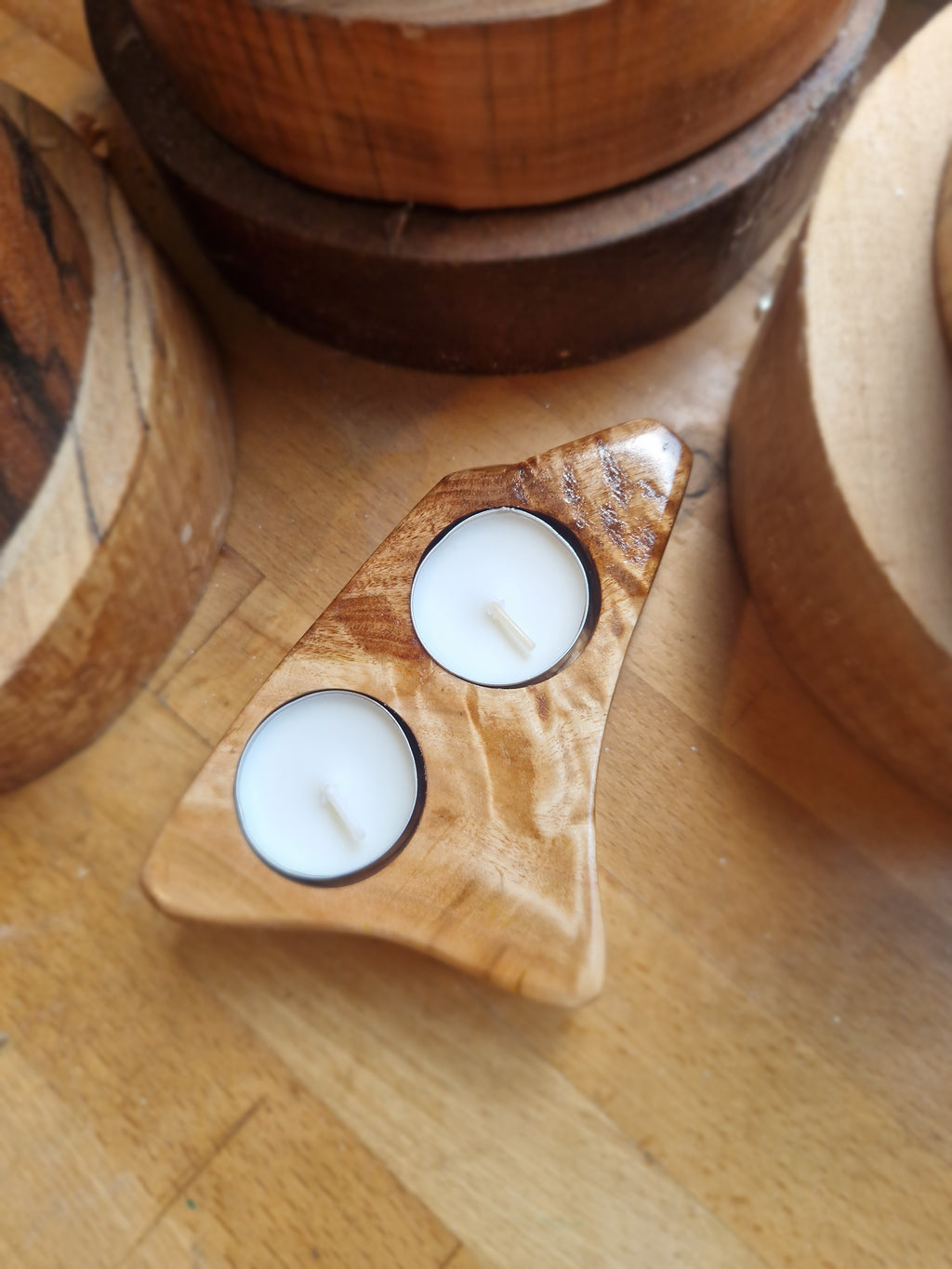 Eucalyptus Double Tealight Holder