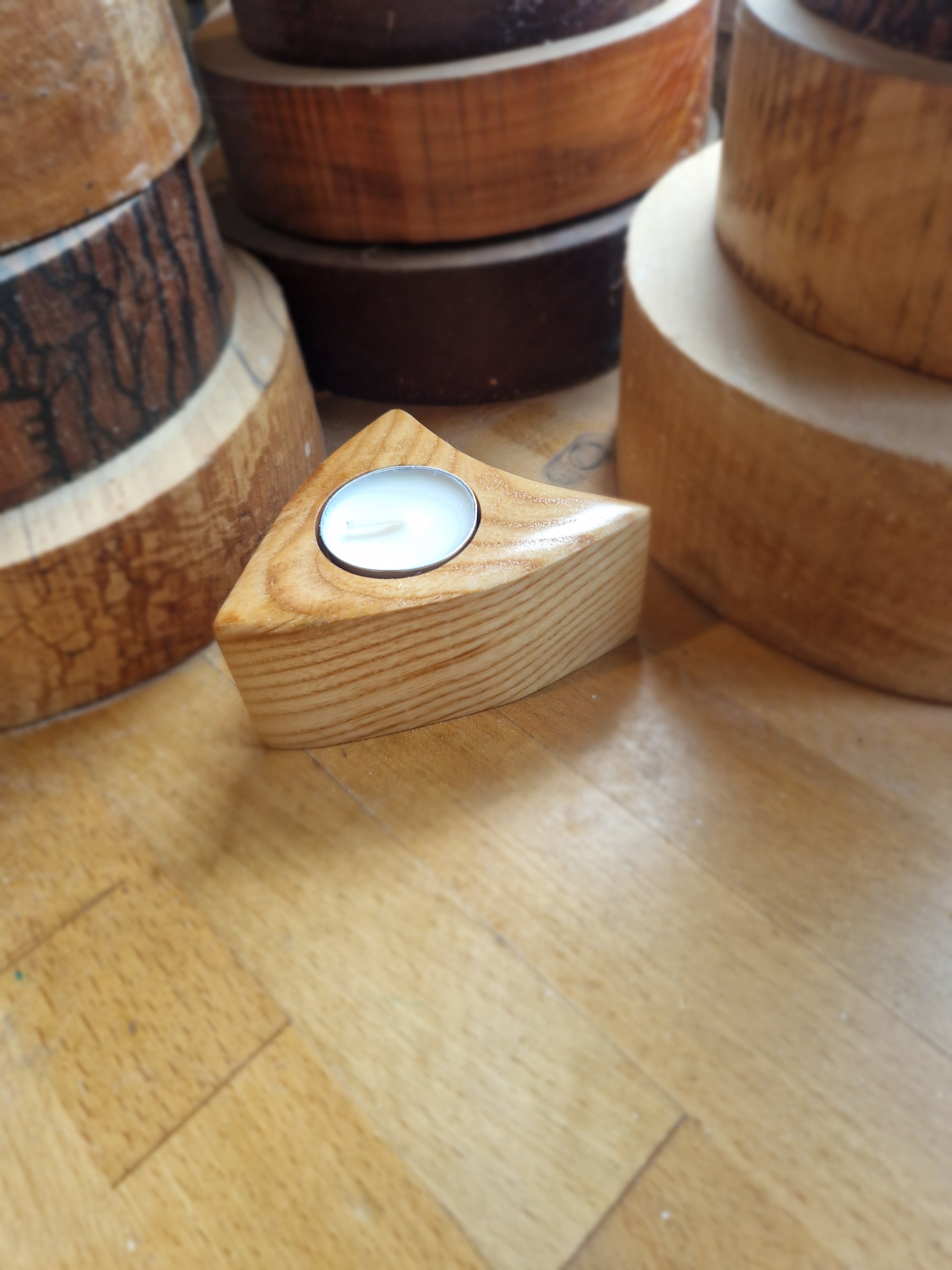 Ash Tealight Holder
