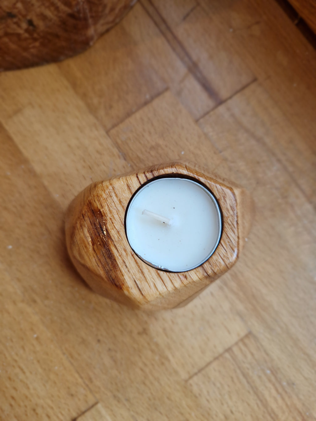 Oak Tealight Holder