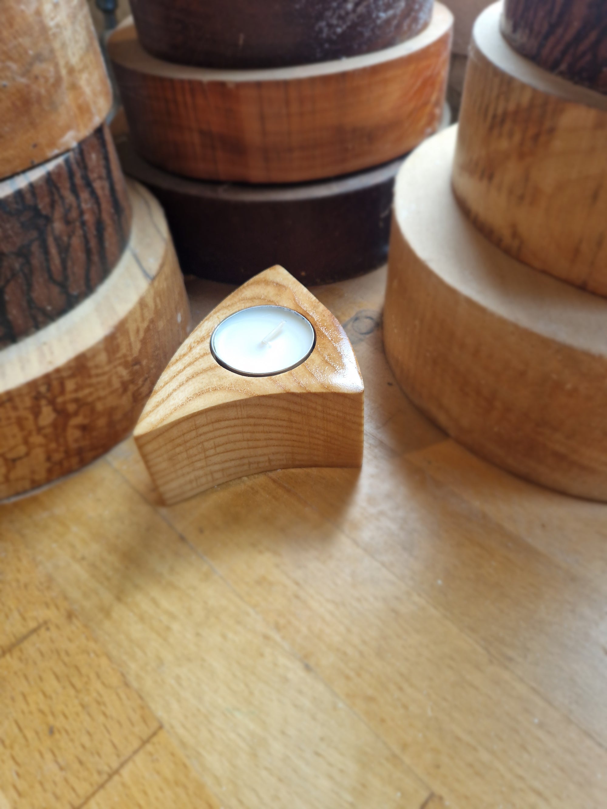 Ash Tealight Holder