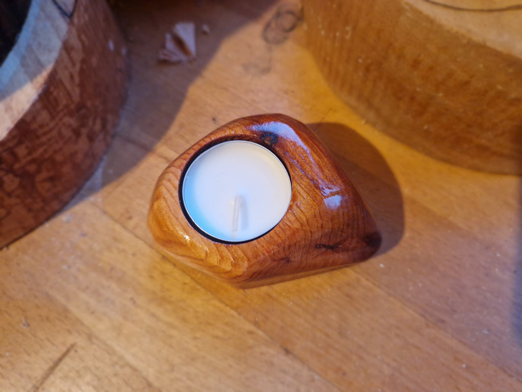 Silver Fir Tealight Holder