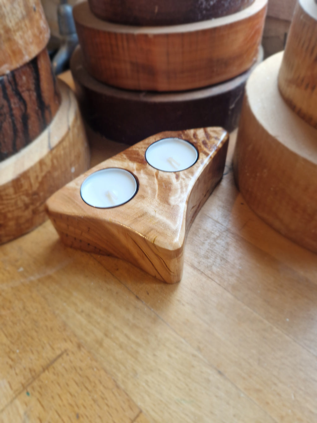 Eucalyptus Double Tealight Holder