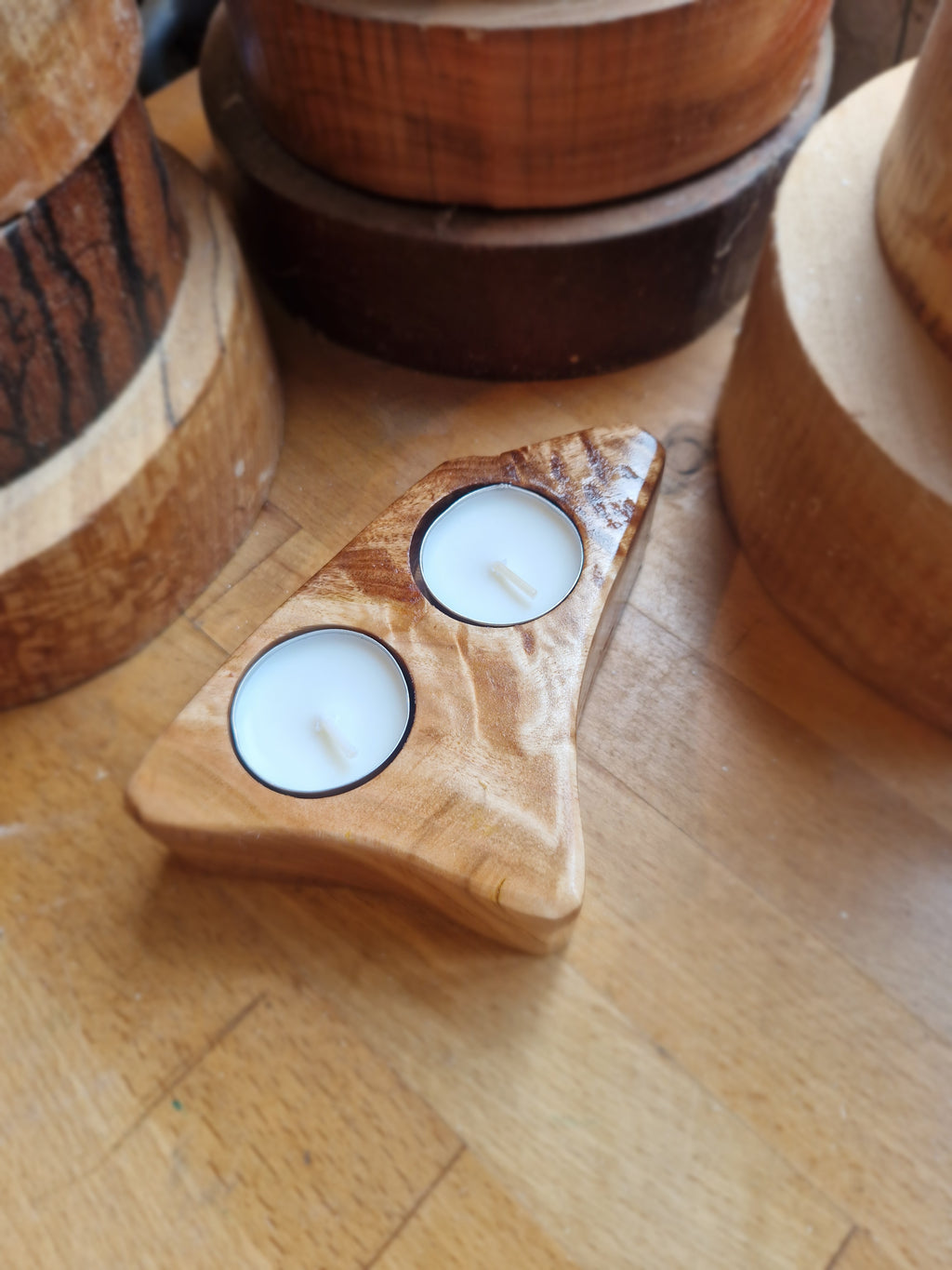Eucalyptus Double Tealight Holder