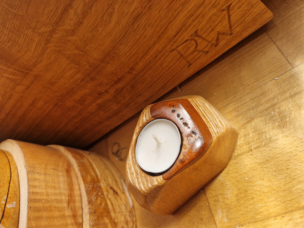 Ash Tealight Holder