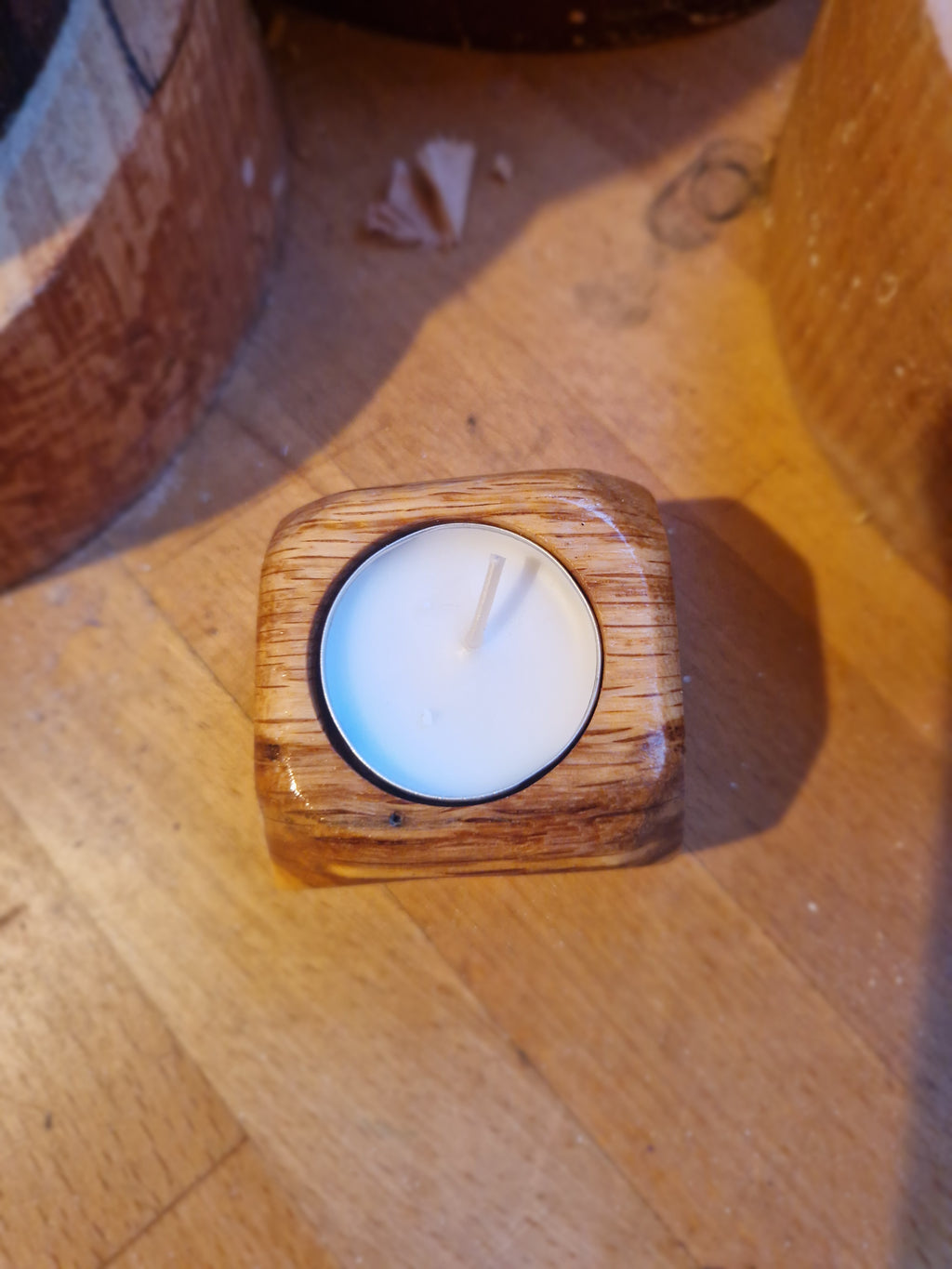 Oak Tealight Holder